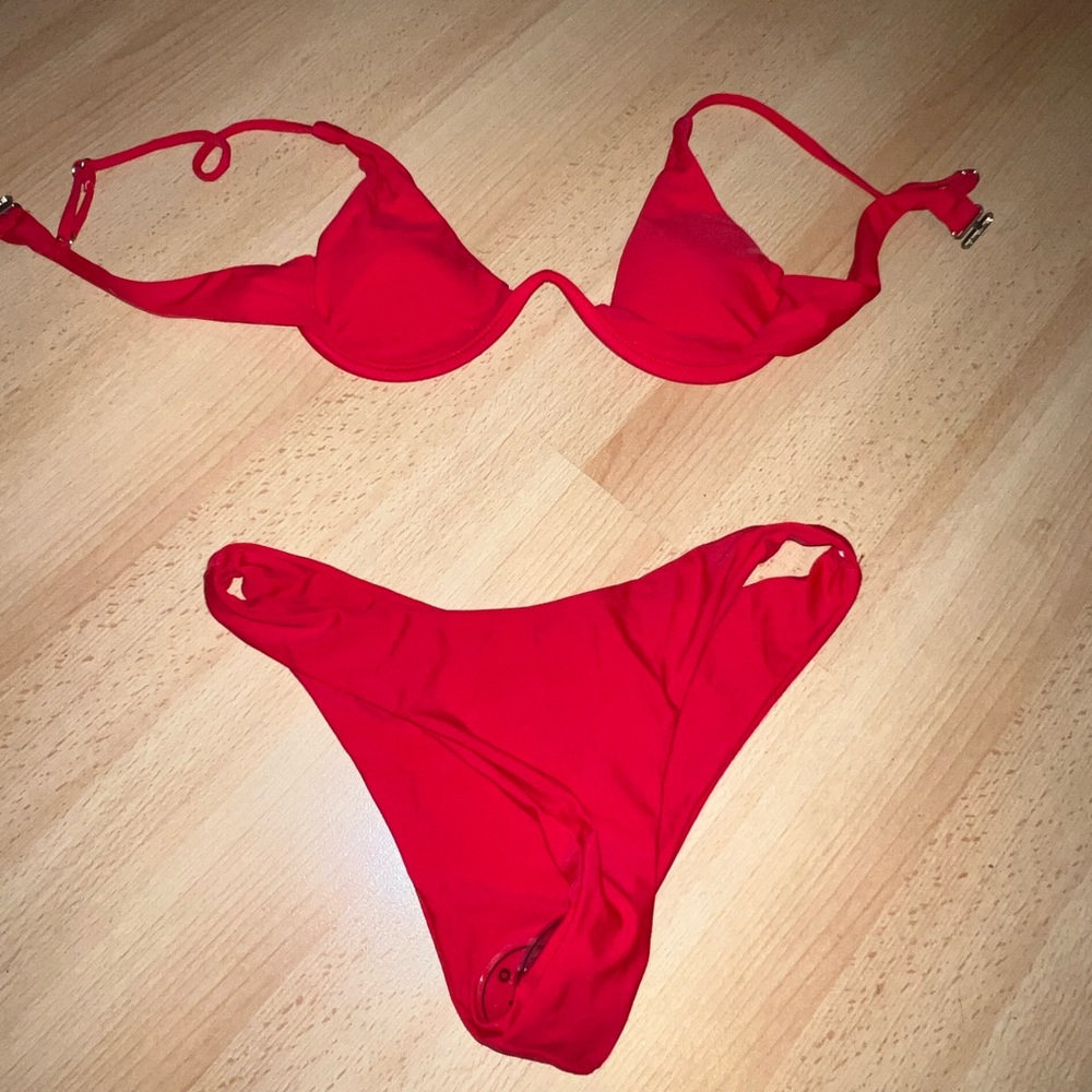 NWOT SHEIN red bikini